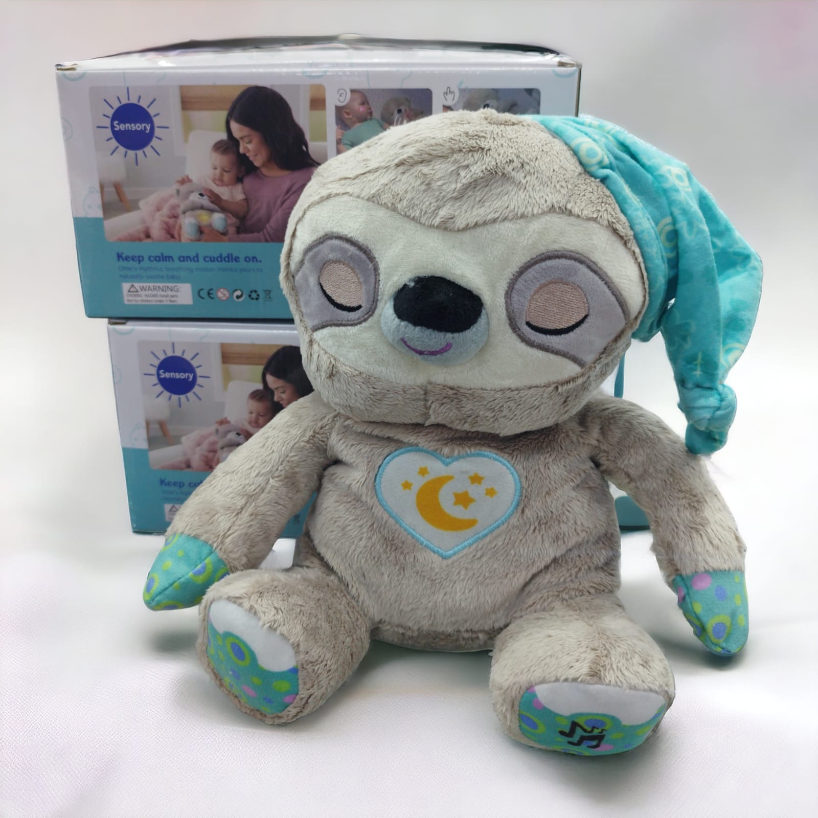 Muñeco de juguete que respira